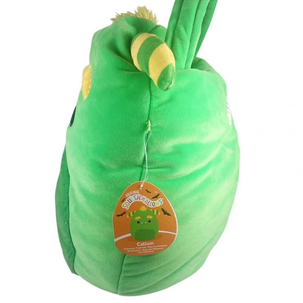 Squishmallows Callum Monster Halloween Treat Pail NWT Kids Halloween Fall